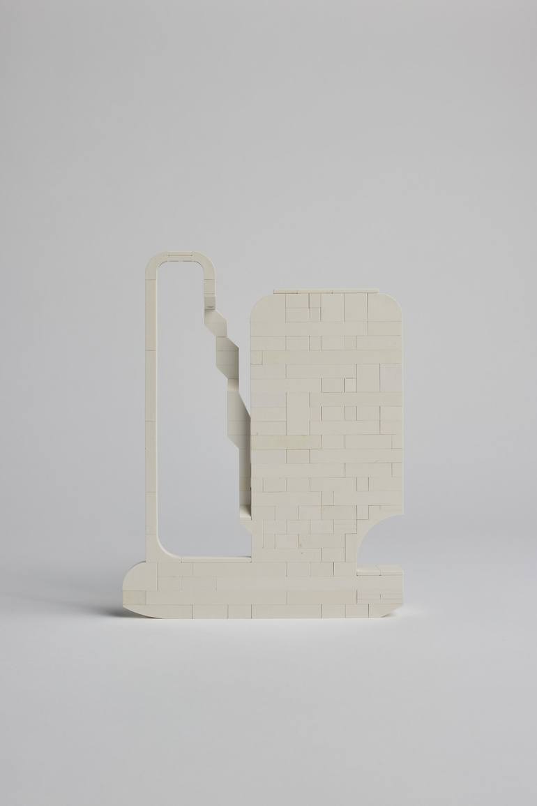 Original Abstract Architecture Sculpture by Jan van Schaik
