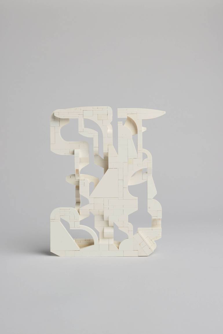 Original Abstract Architecture Sculpture by Jan Van Schaik