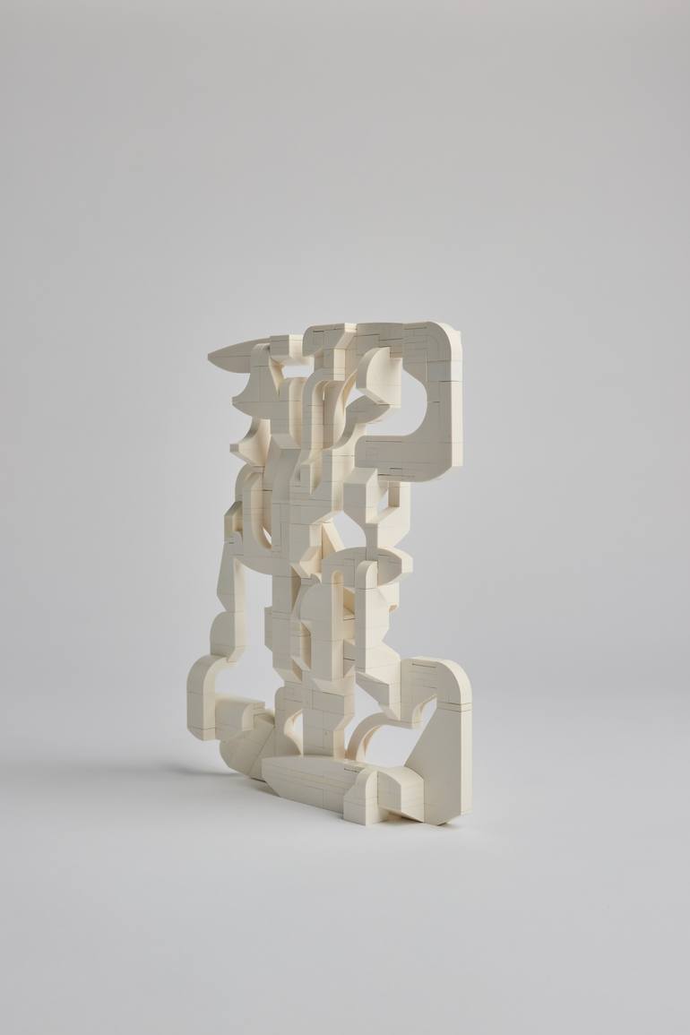 Original Abstract Architecture Sculpture by Jan Van Schaik