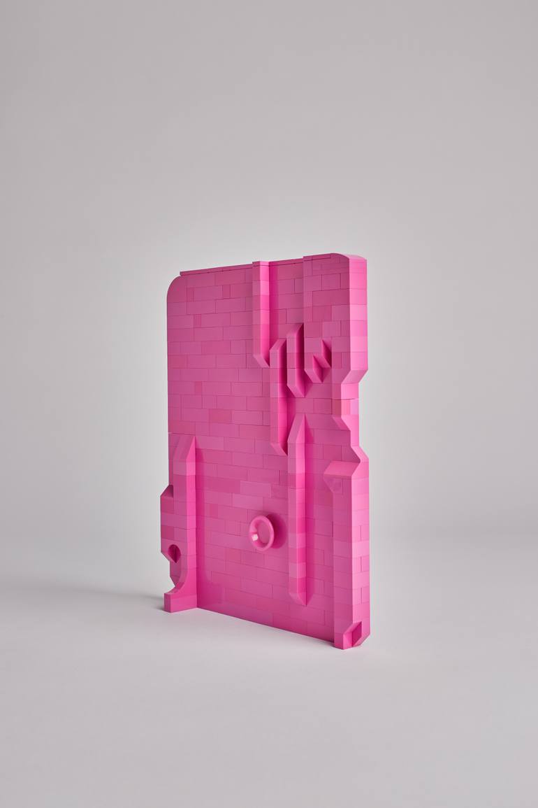 Original Abstract Architecture Sculpture by Jan Van Schaik