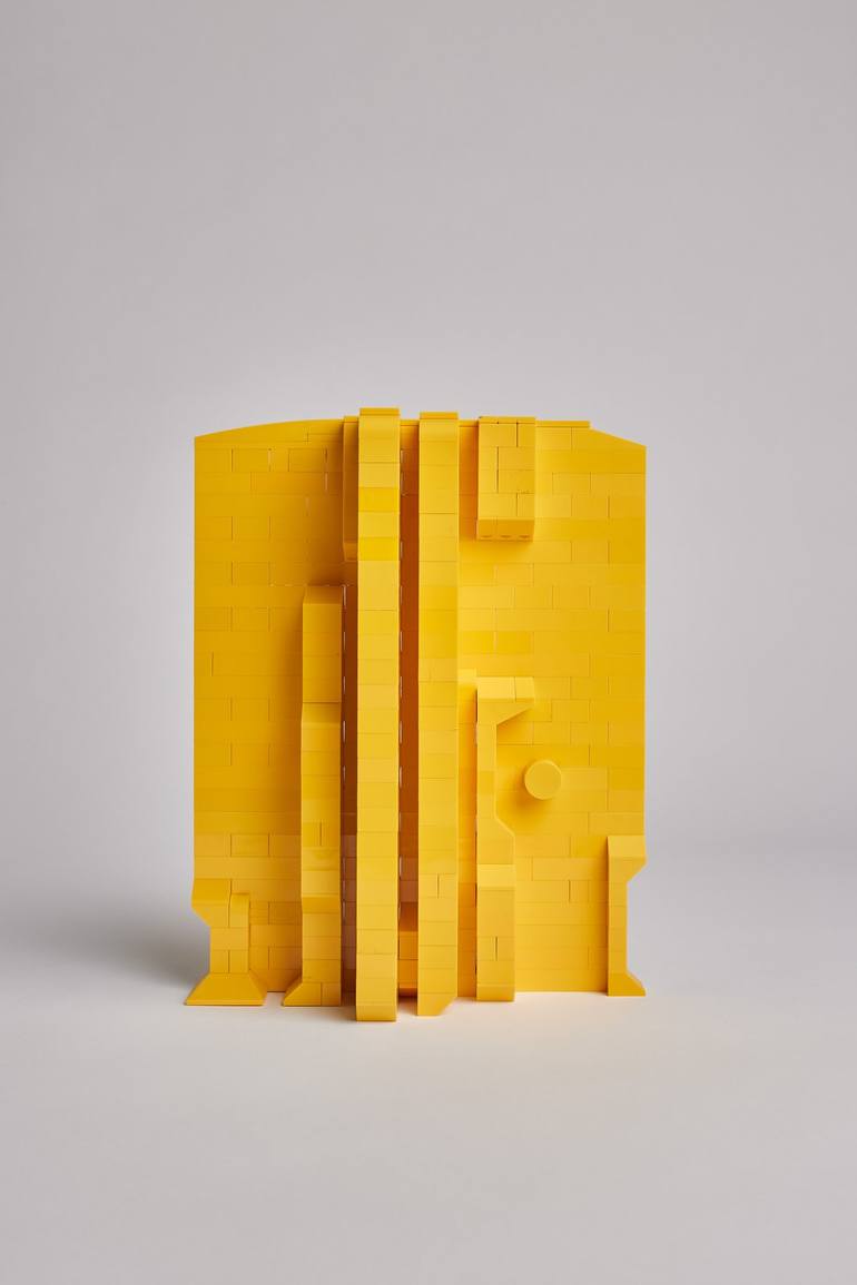 Original Abstract Architecture Sculpture by Jan Van Schaik