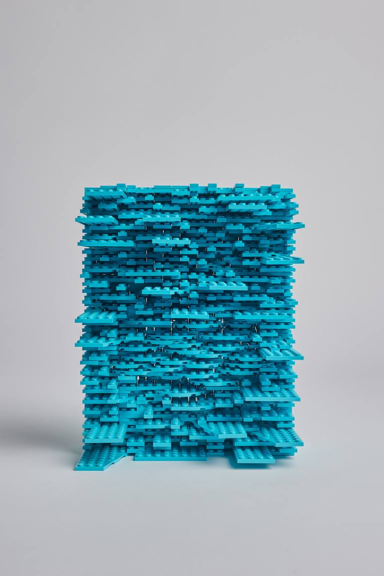 Original Abstract Architecture Sculpture by Jan Van Schaik