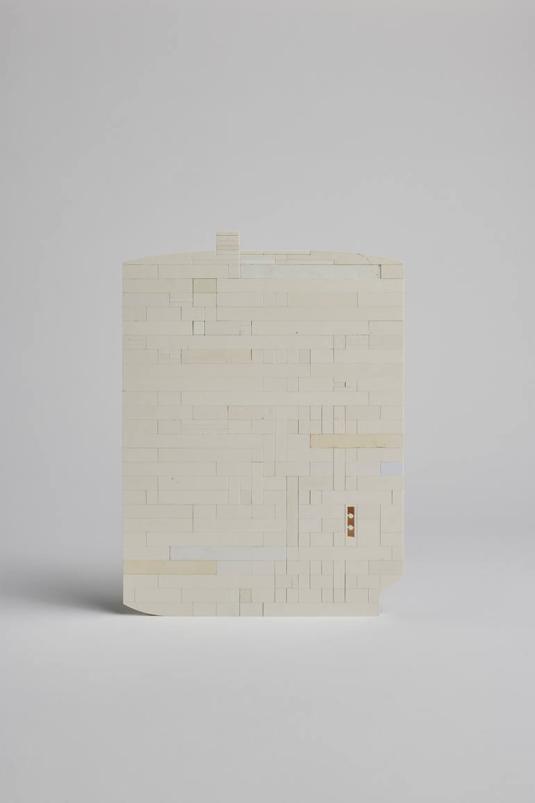 Original Abstract Architecture Sculpture by Jan Van Schaik