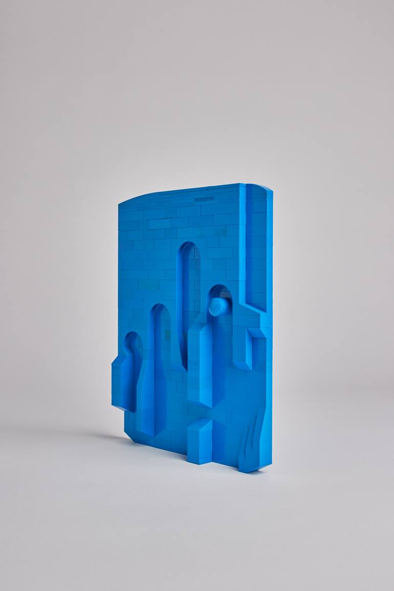 Original Abstract Architecture Sculpture by Jan Van Schaik
