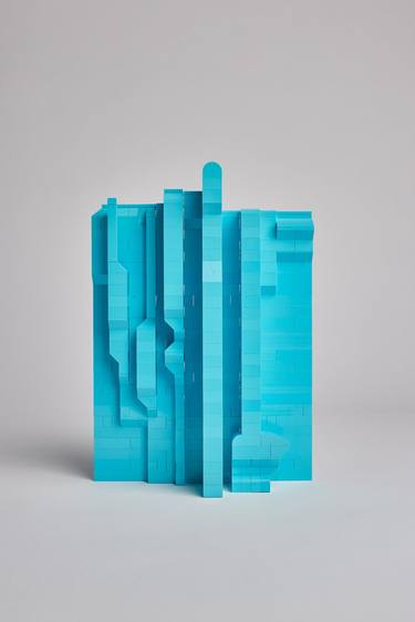 Original Abstract Architecture Sculpture by Jan Van Schaik