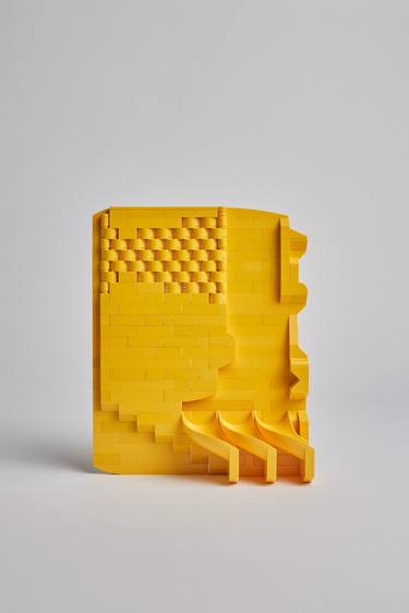 Original Abstract Architecture Sculpture by Jan Van Schaik