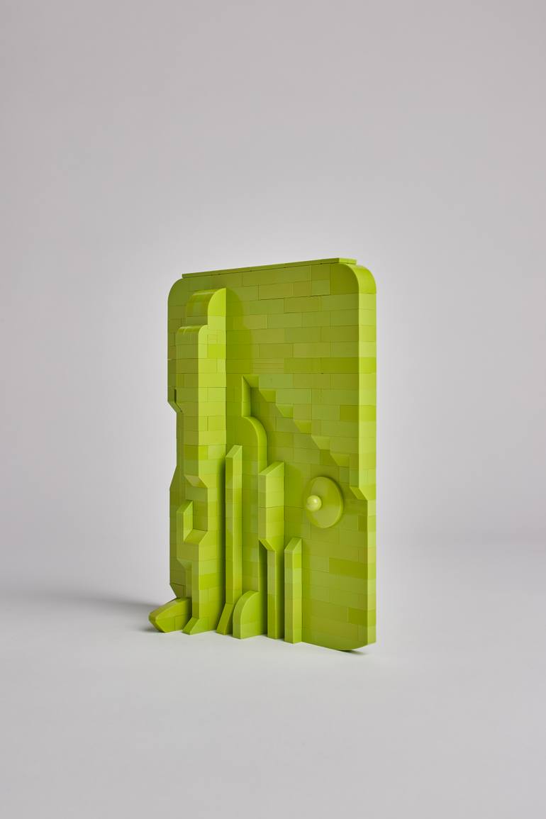 Original Abstract Architecture Sculpture by Jan Van Schaik