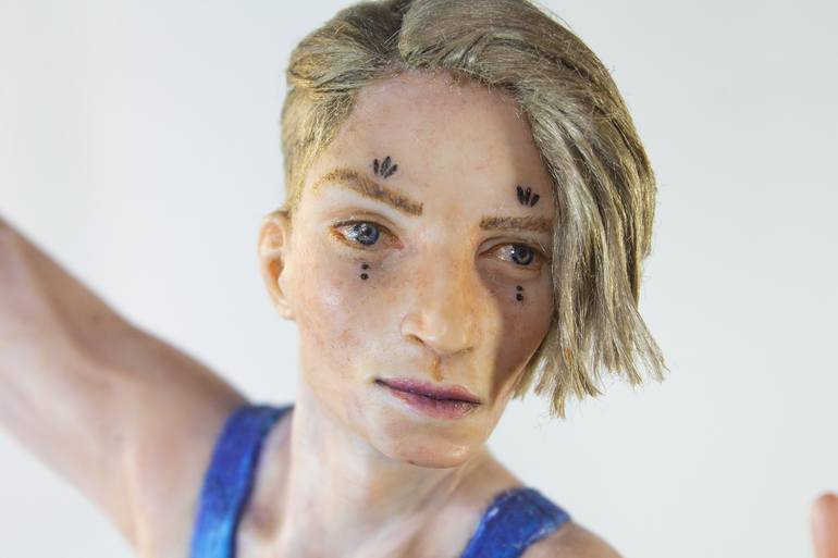 Original Figurative Performing Arts Sculpture by Renelle'S Dolls