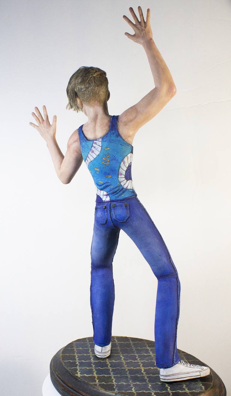 Original Figurative Performing Arts Sculpture by Renelle'S Dolls