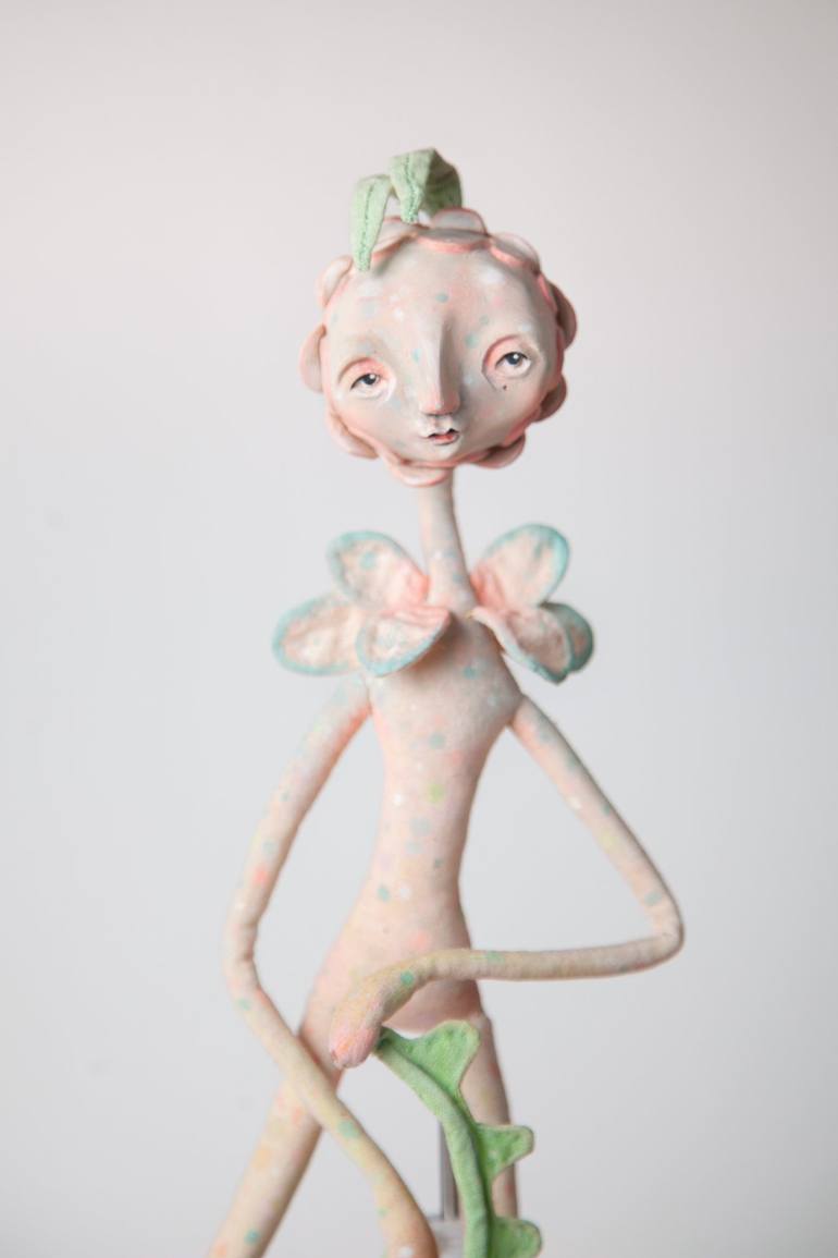 Soft sculpture "Dancing flower spirit" - Print