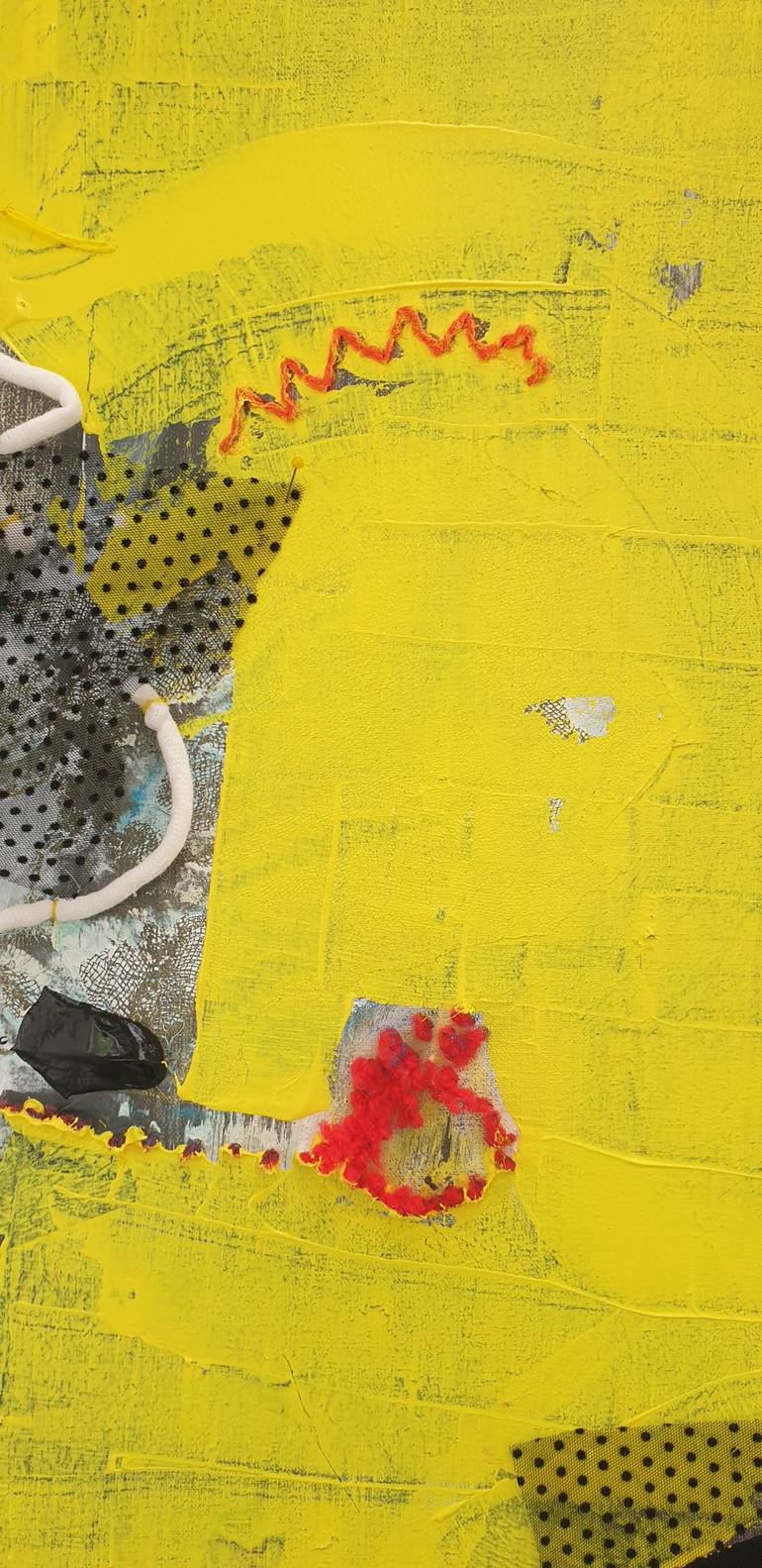 Original Modern Abstract Mixed Media by Femme Brut