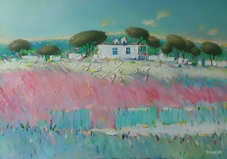 Original Modernism Nature Painting by Elshan Guliyev