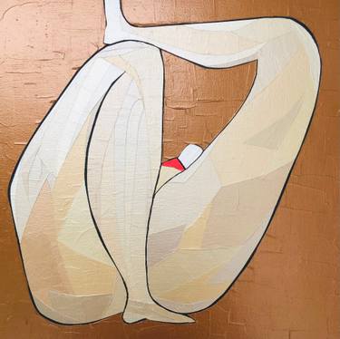 Original Abstract Painting by Alexandre  Moore Rockefeller 