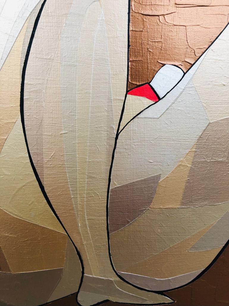 Original Abstract Painting by Alexandre  Moore Rockefeller 
