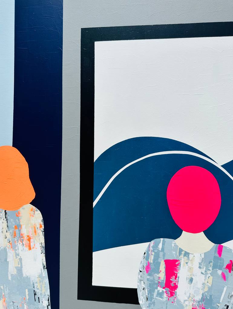 Original Abstract Painting by Alexandre  Moore Rockefeller 