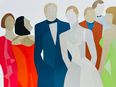 Original Fine Art Abstract Painting by Alexandre  Moore Rockefeller 