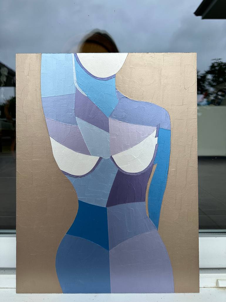 Original Pop Art Abstract Painting by Alexandre  Moore Rockefeller 