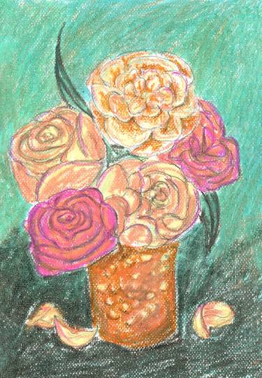 Roses in vase thumb