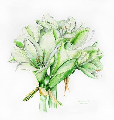 Original Floral Paintings by Halyna Nechyporuk