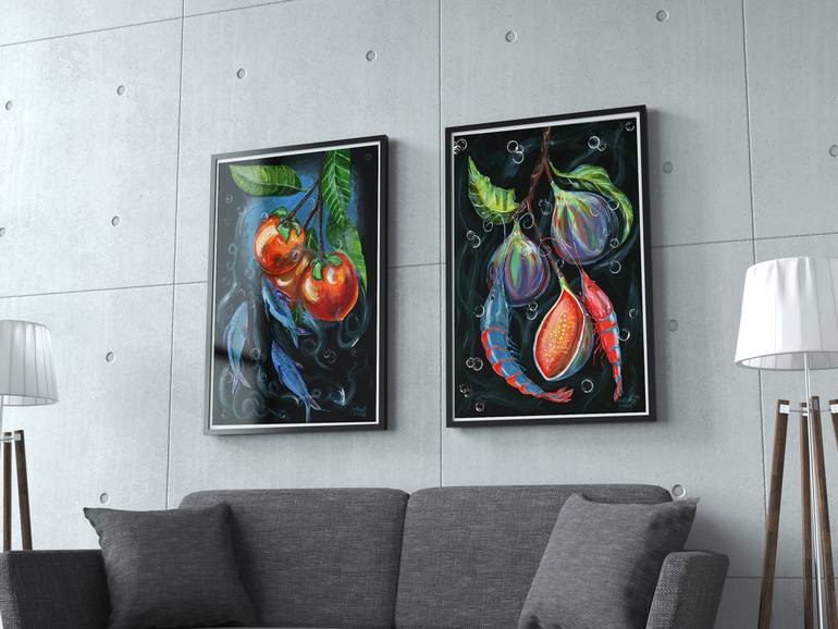 Original Contemporary Abstract Painting by Halyna Nechyporuk