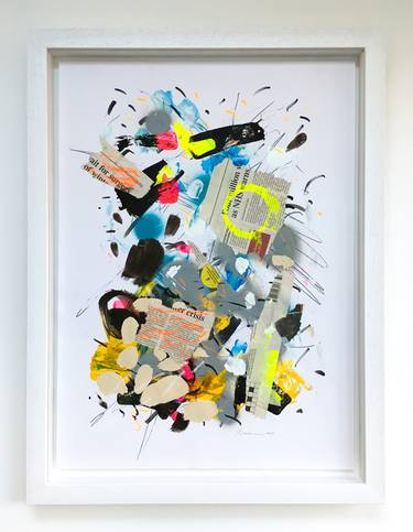 Original Abstract Collage by Iain H Williams