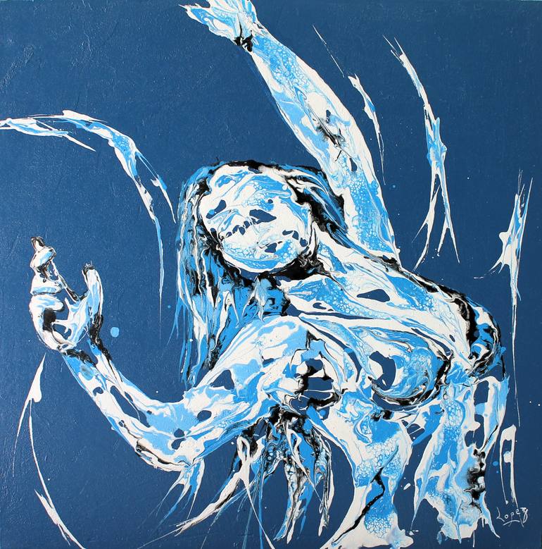 Boxing Painting by Jean-Luc Lopez | Saatchi Art Austria