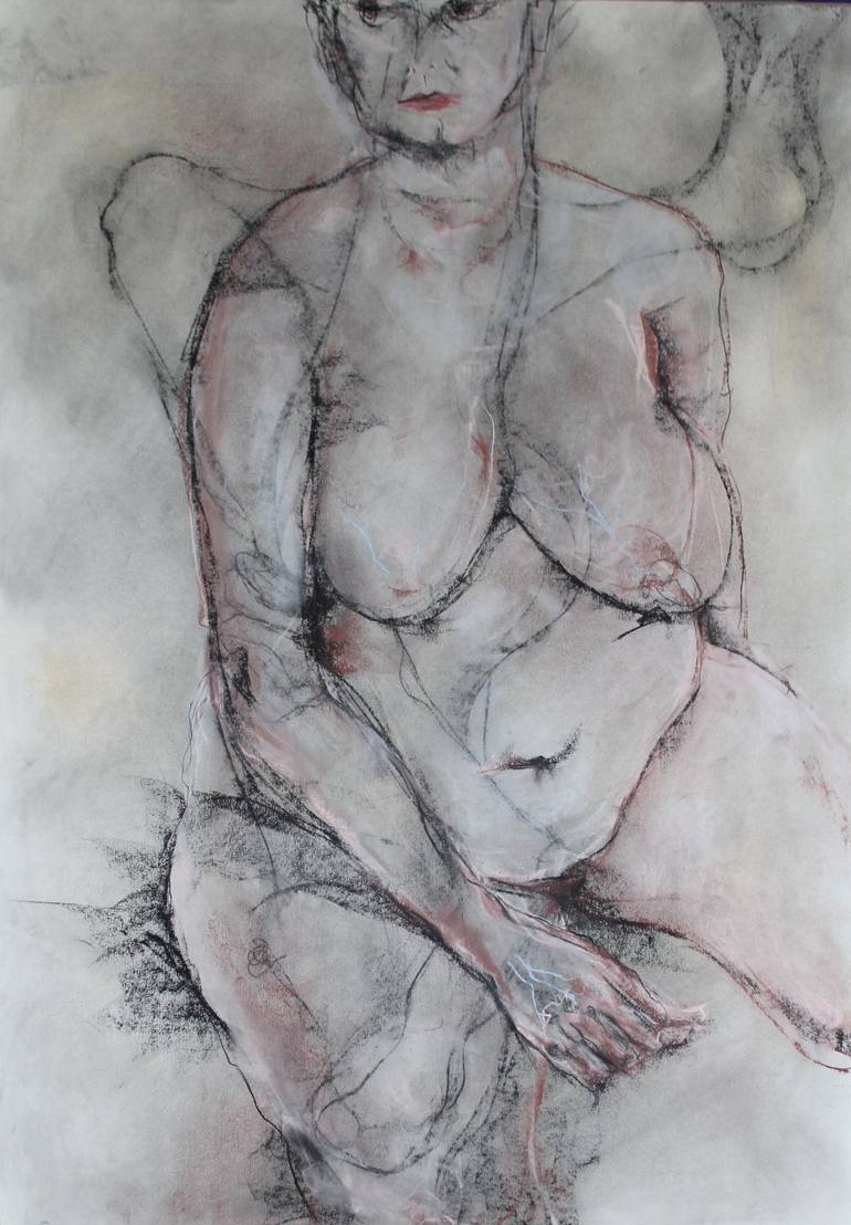 Original Figurative Women Drawing by Gemma Cook