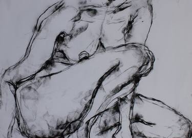 Original Expressionism Women Drawings by Gemma Cook