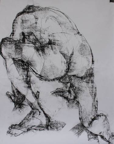 Original Expressionism Men Drawings by Gemma Cook