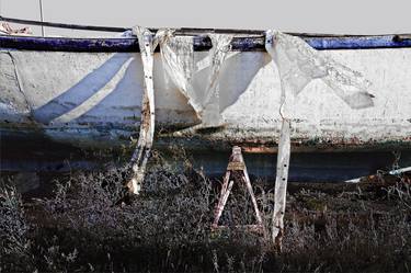 Original Abstract Expressionism Boat Photography by henri durand