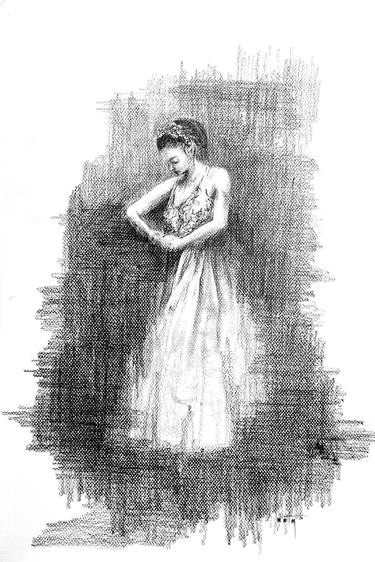 Print of Women Drawings by Dotty Du