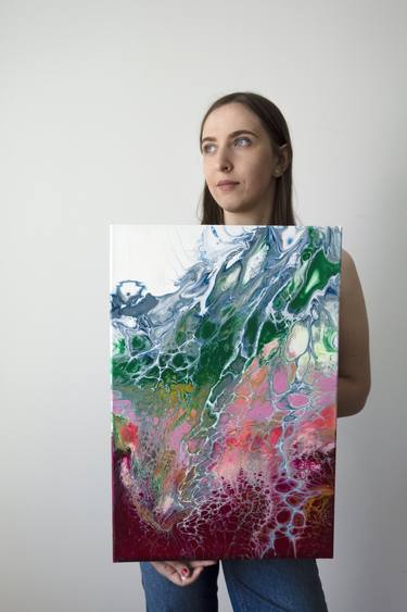 Original Abstract Paintings by Olha Havryliuk