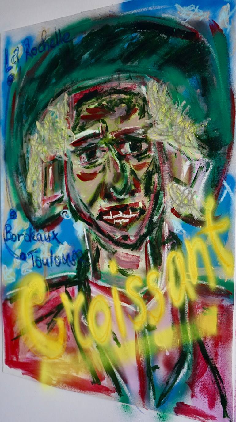Original Abstract Expressionism Abstract Painting by Baltazar Sala