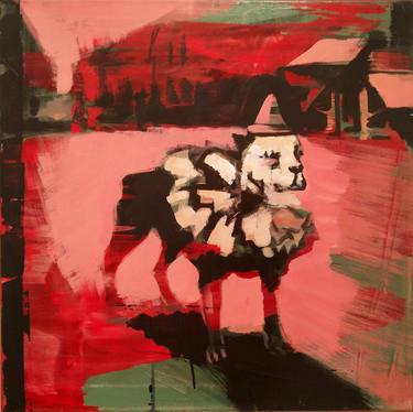 Original Dogs Paintings by Beate Fahrnlaender