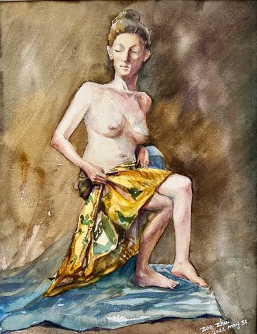 Print of Fine Art Nude Paintings by Zoe Zhu