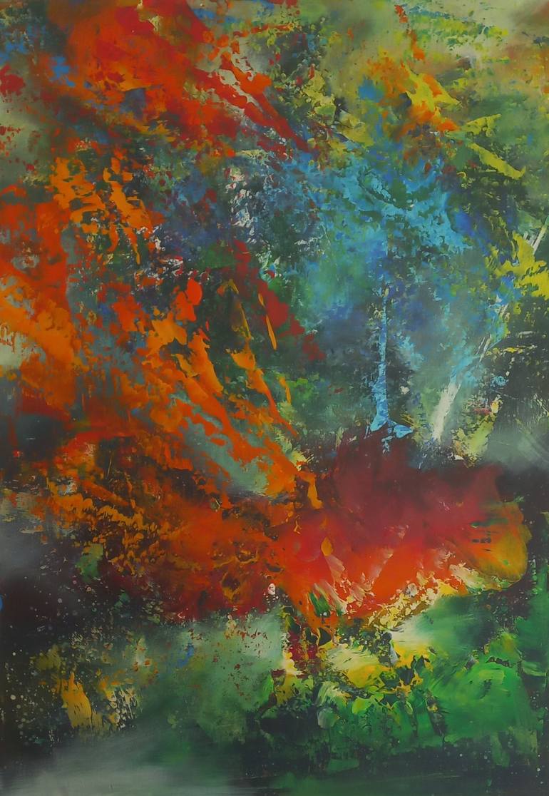 Print of Abstract Expressionism Abstract Paintings by Andre Kopaiev