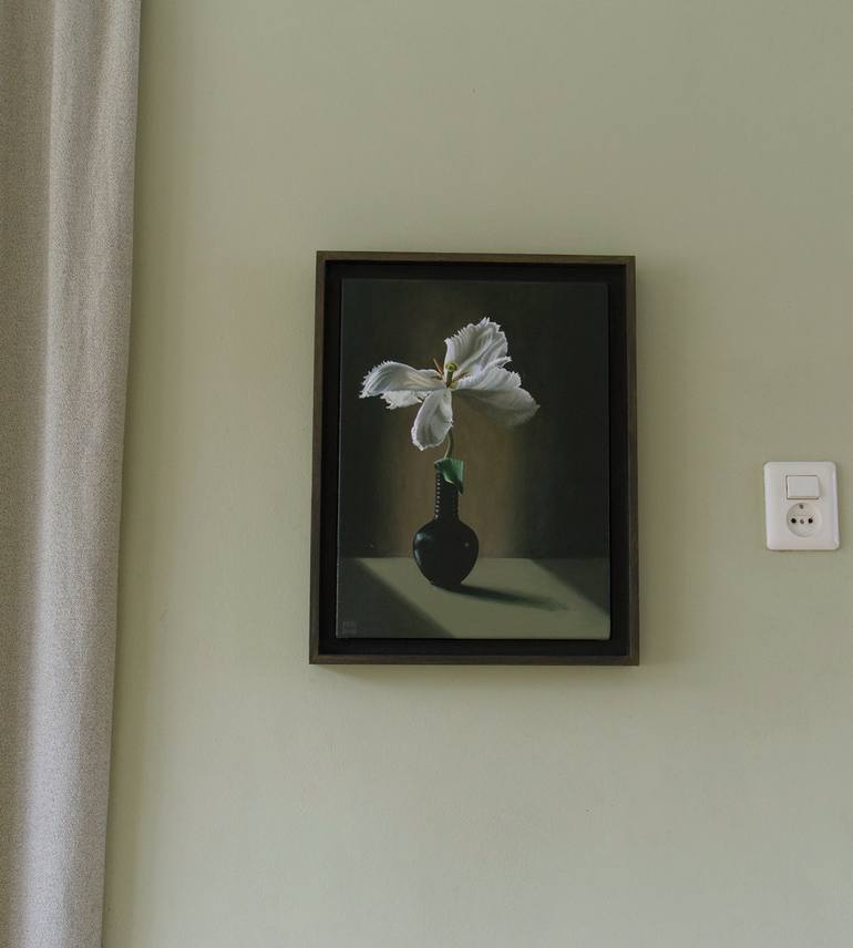 Original Fine Art Floral Painting by Mirjam van overbeek