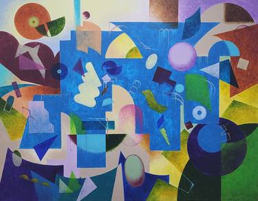 Original Abstract Paintings by Ok-young Choi