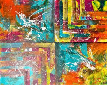 Original Abstract Paintings by Roxy Wuz Here