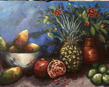 Original Expressionism Still Life Paintings by Geoff Pendleton