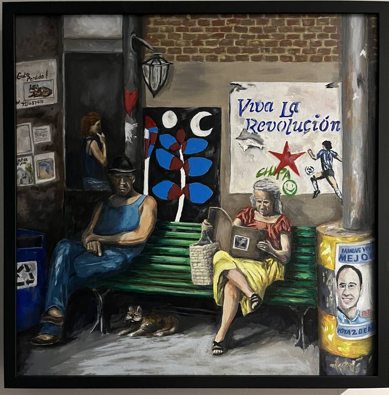 Original Figurative Landscape Paintings by Geoff Pendleton