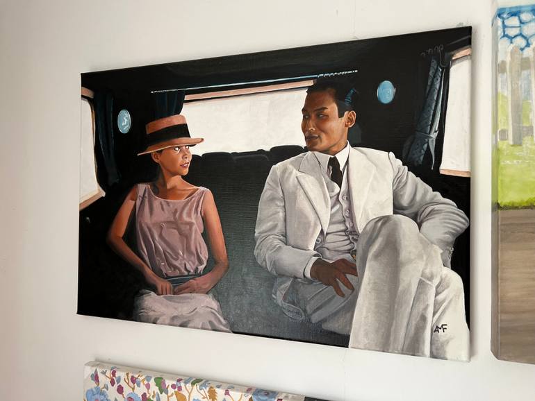 Original Figurative Pop Culture/Celebrity Painting by Arnaud Feuga