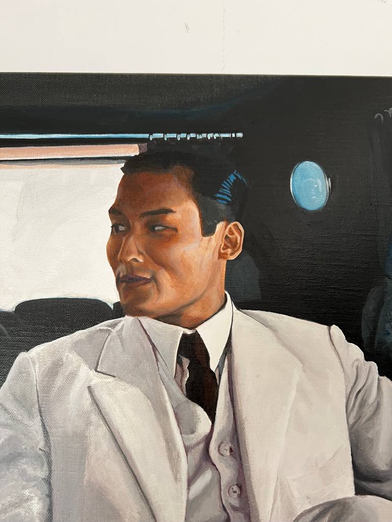 Original Figurative Pop Culture/Celebrity Painting by Arnaud Feuga