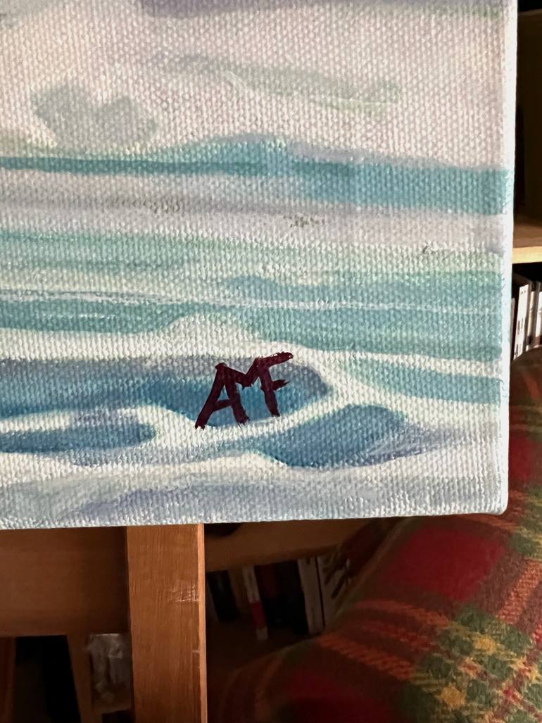 Original Figurative Seascape Painting by Arnaud Feuga