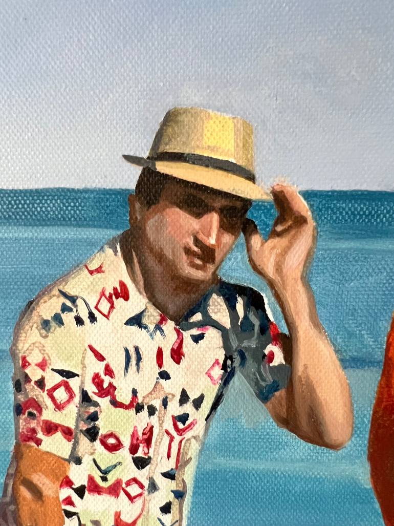 Original Figurative Pop Culture/Celebrity Painting by Arnaud Feuga