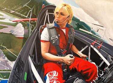 Print of Aeroplane Paintings by Arnaud Feuga