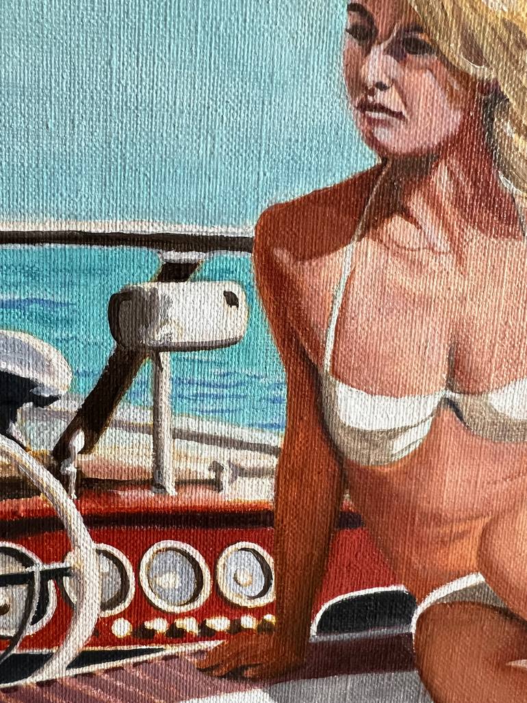 Original Figurative Transportation Painting by Arnaud Feuga