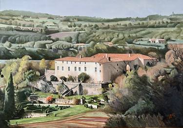 Original Landscape Painting by Arnaud Feuga