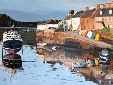 Original Figurative Seascape Painting by Arnaud Feuga
