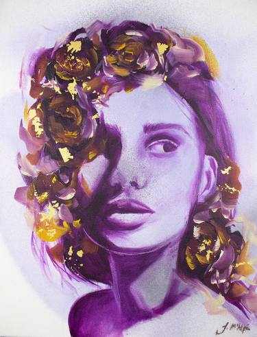 Original Abstract Portrait Paintings by Jodie McAlpin